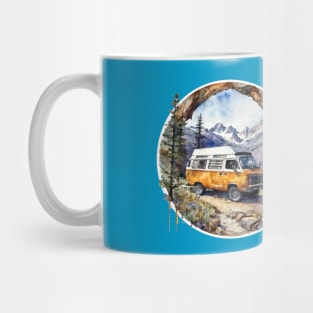 Van Life Retro Campervan Mug